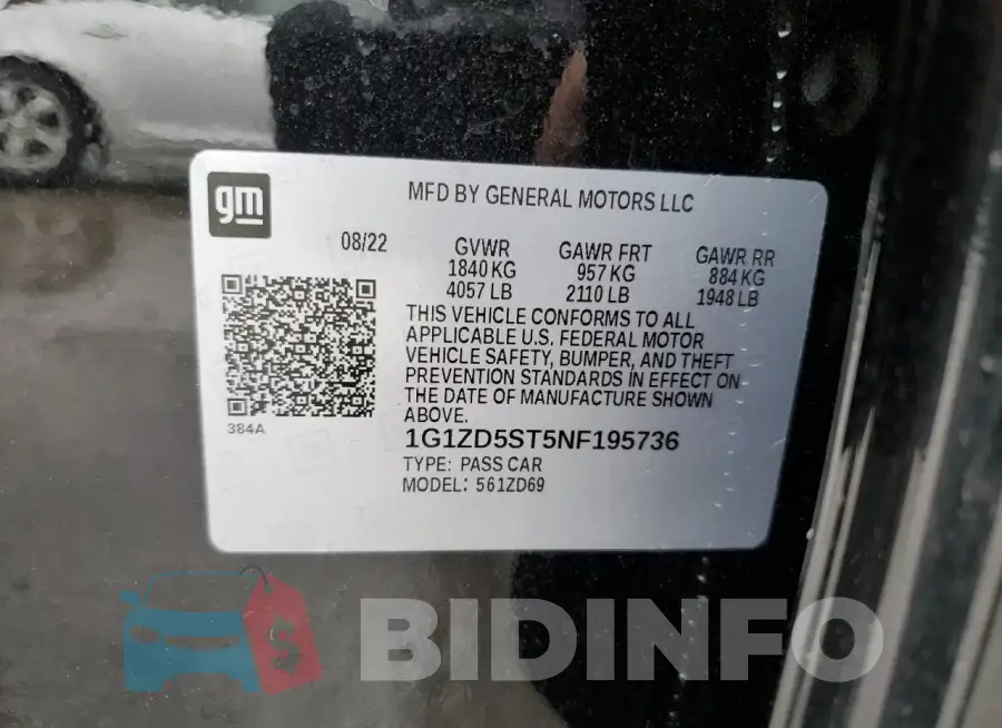 1G1ZD5ST5NF195736 Photo# 12
