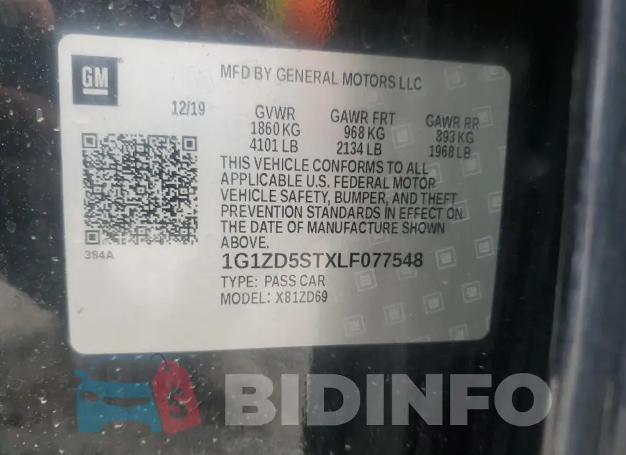1G1ZD5STXLF077548 Photo# 12