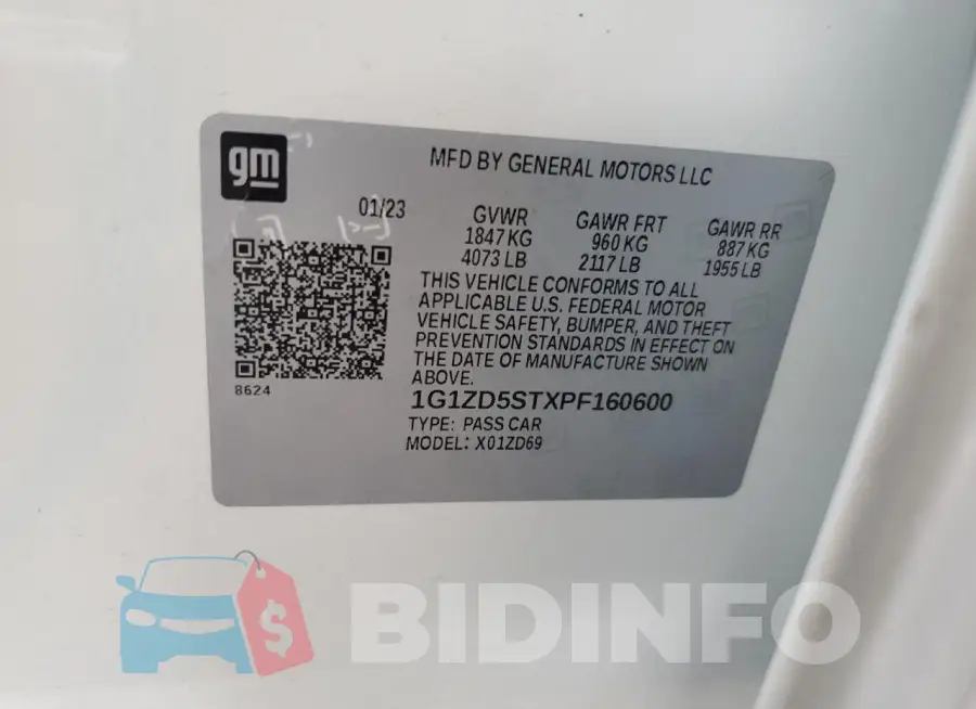 1G1ZD5STXPF160600 Photo# 12