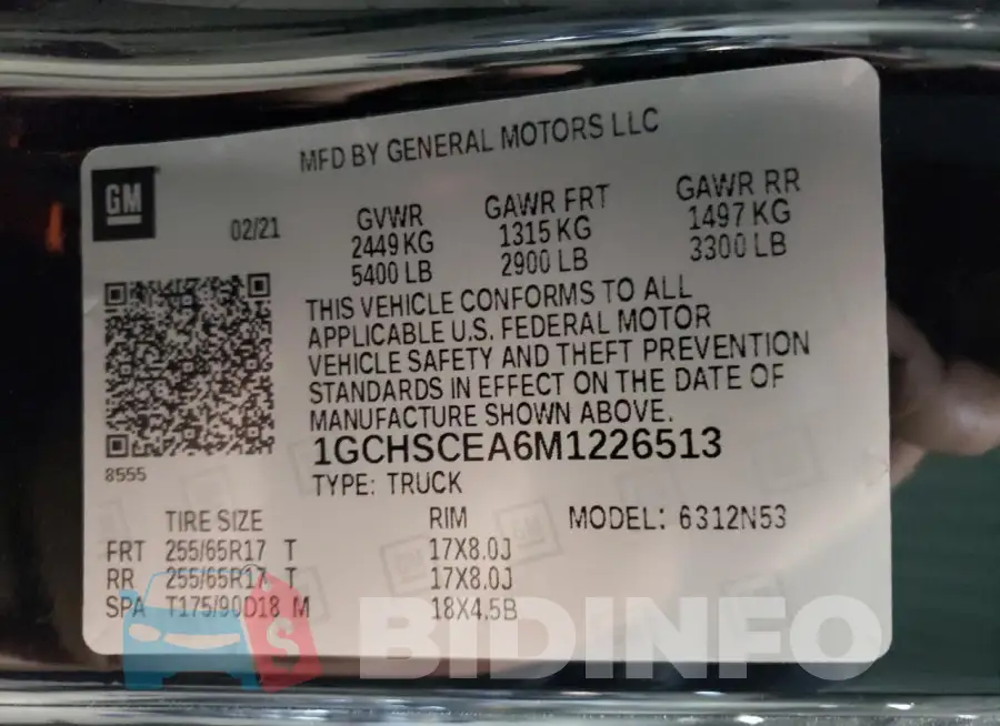 1GCHSCEA6M1226513 Photo# 12