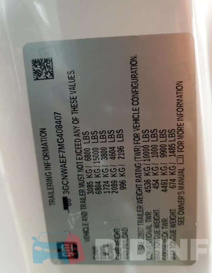3GCNWAEF7MG408407 Photo# 12