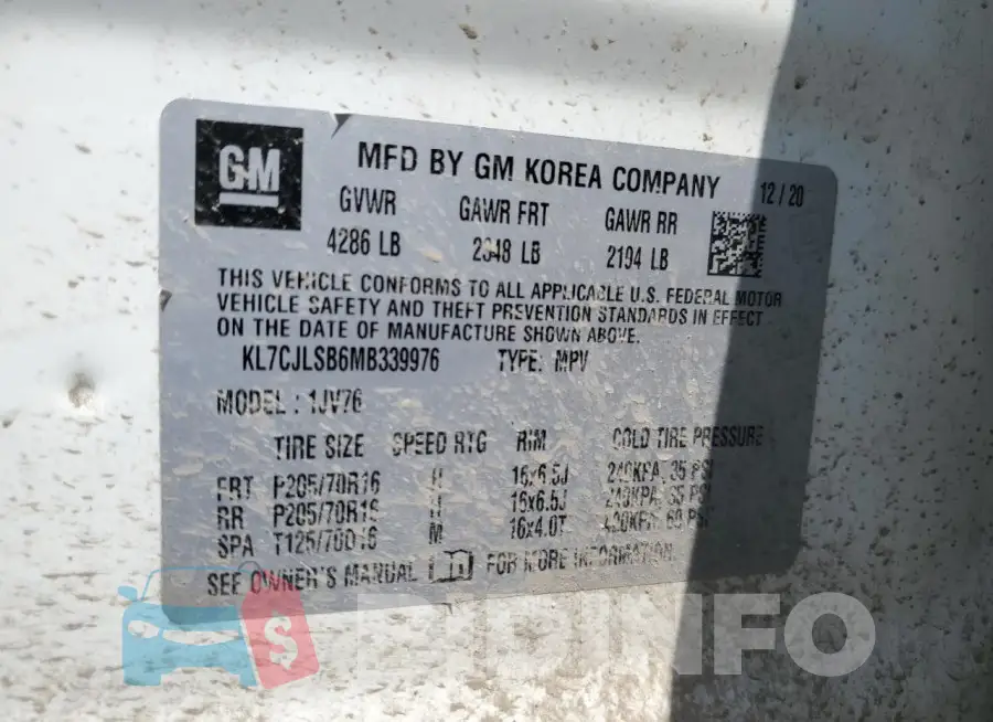 KL7CJLSB6MB339976 Photo# 12