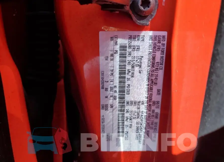1FADP3K25FL286597 Photo# 12