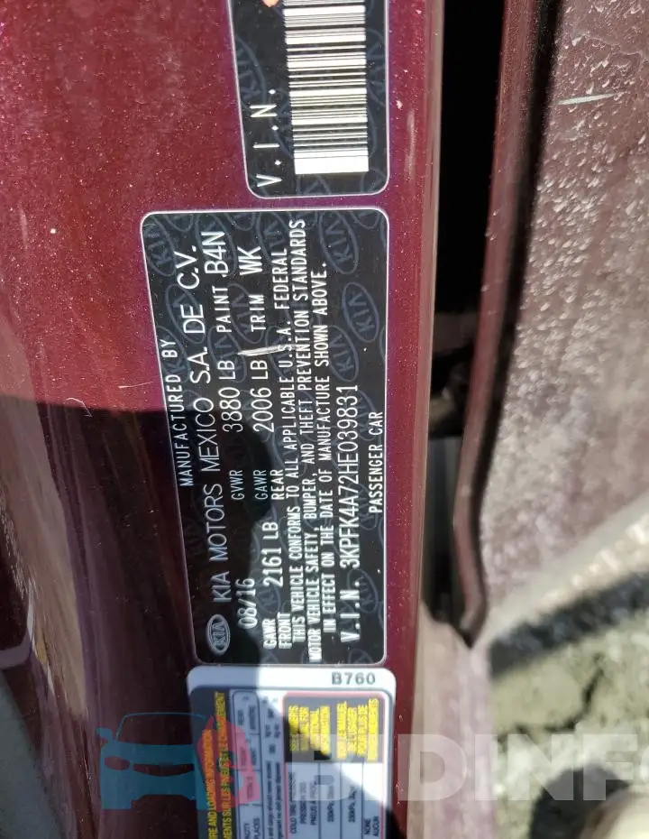 3KPFK4A72HE039831 Photo# 12