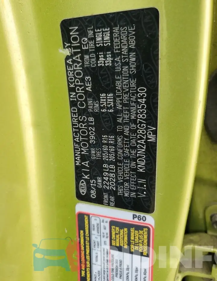 KNDJN2A28G7835430 Photo# 12