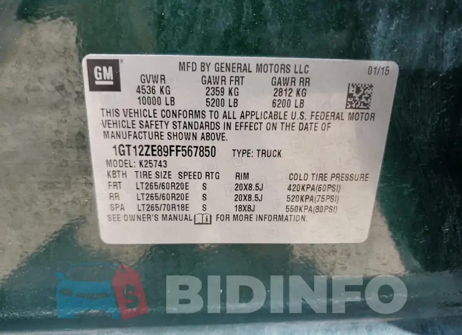 1GT12ZE89FF567850 Photo# 12