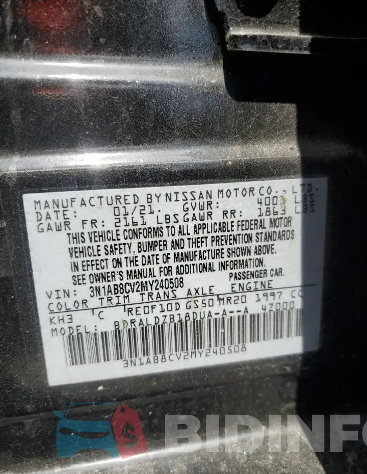 3N1AB8CV2MY240508 Photo# 12