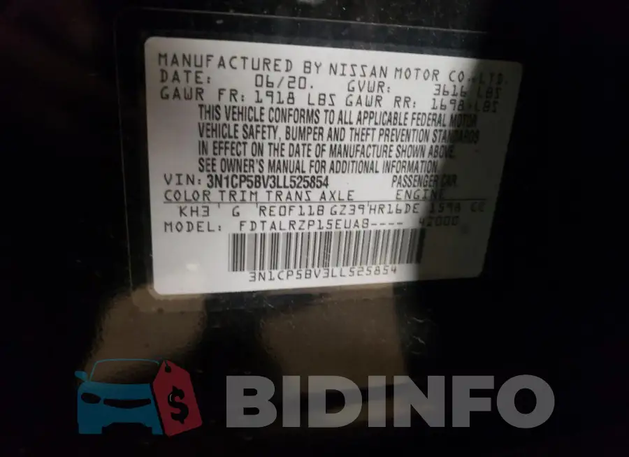 3N1CP5BV3LL525854 Photo# 14