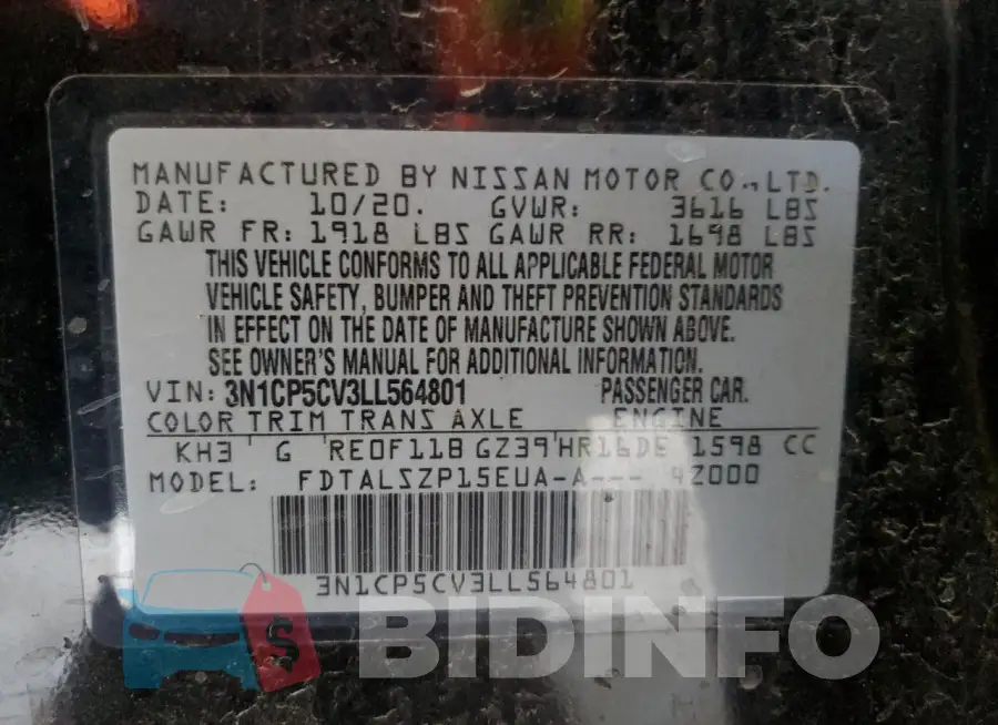 3N1CP5CV3LL564801 Photo# 12