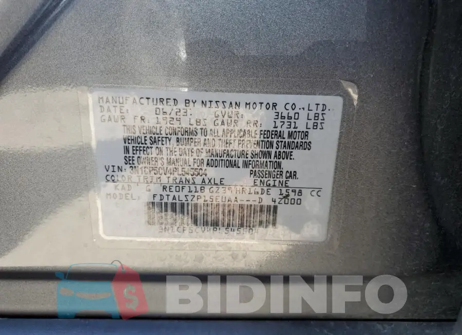 3N1CP5CV4PL545504 Photo# 13