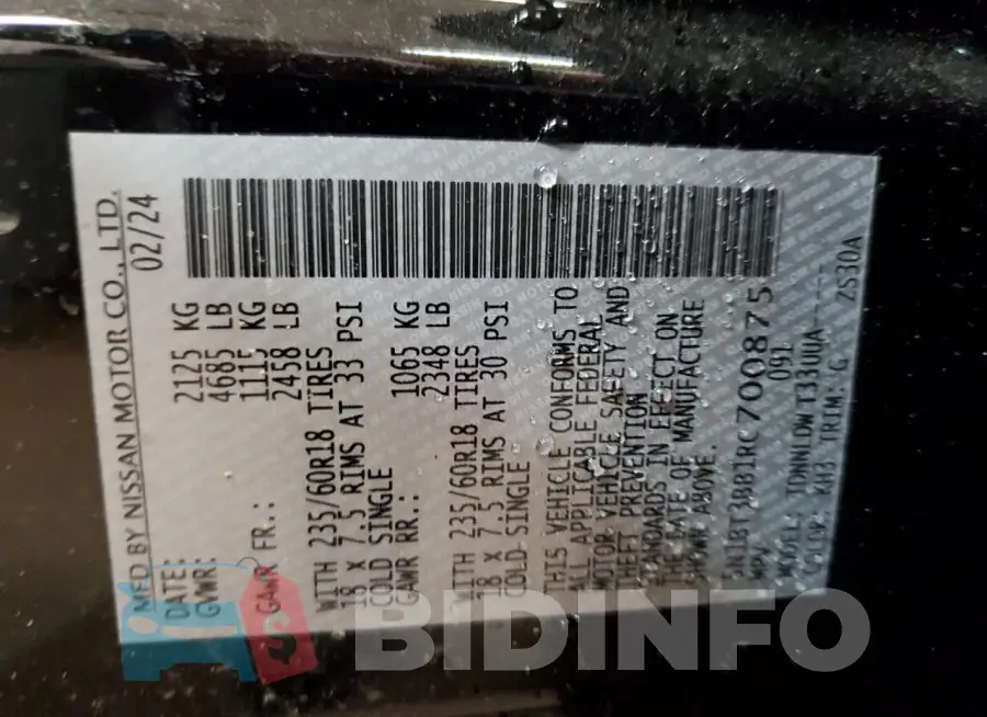 5N1BT3BB1RC700875 Photo# 14