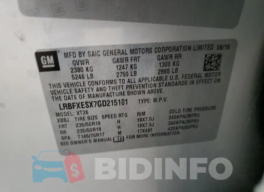 LRBFXESX7GD215101 Photo# 13
