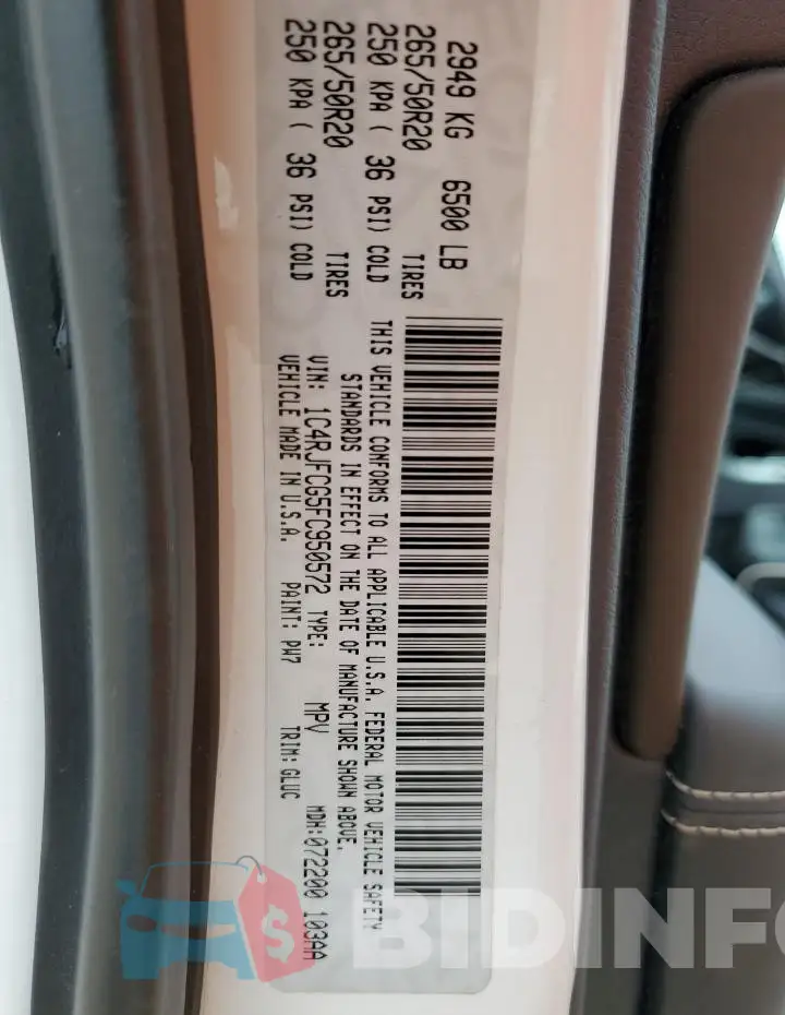1C4RJFCG5FC950572 Photo# 12