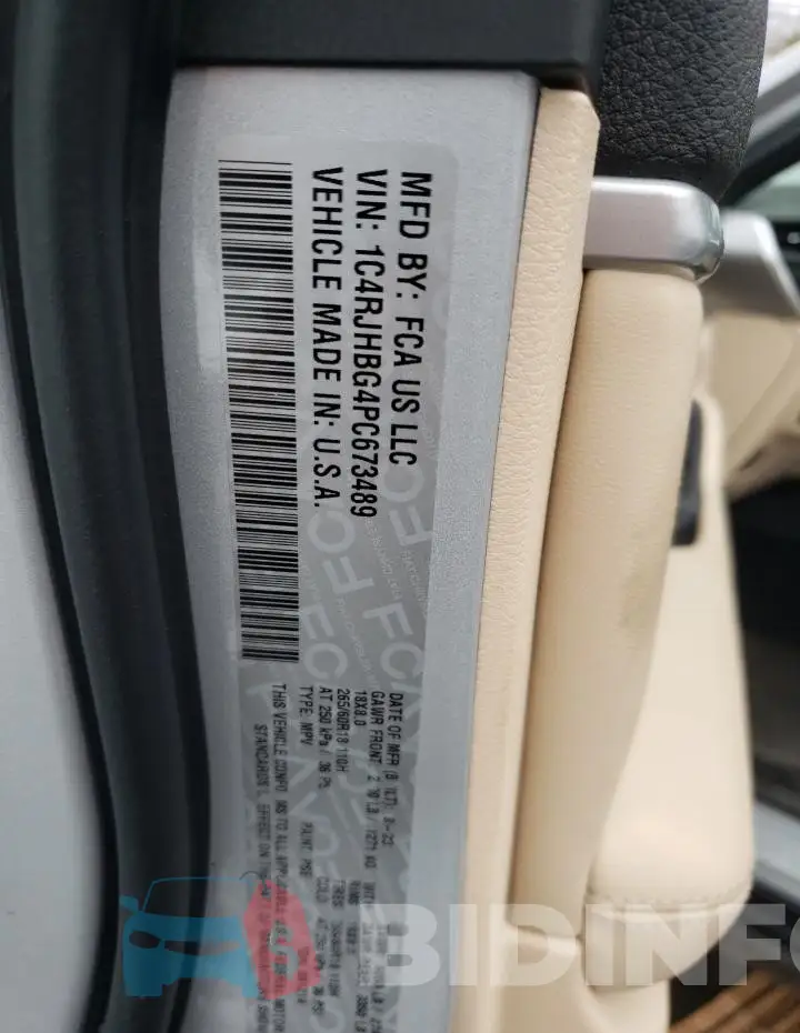 1C4RJHBG4PC673489 Photo# 12