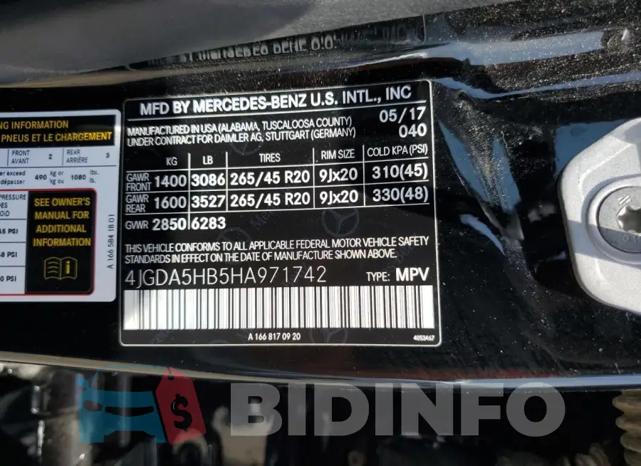 4JGDA5HB5HA971742 Photo# 12