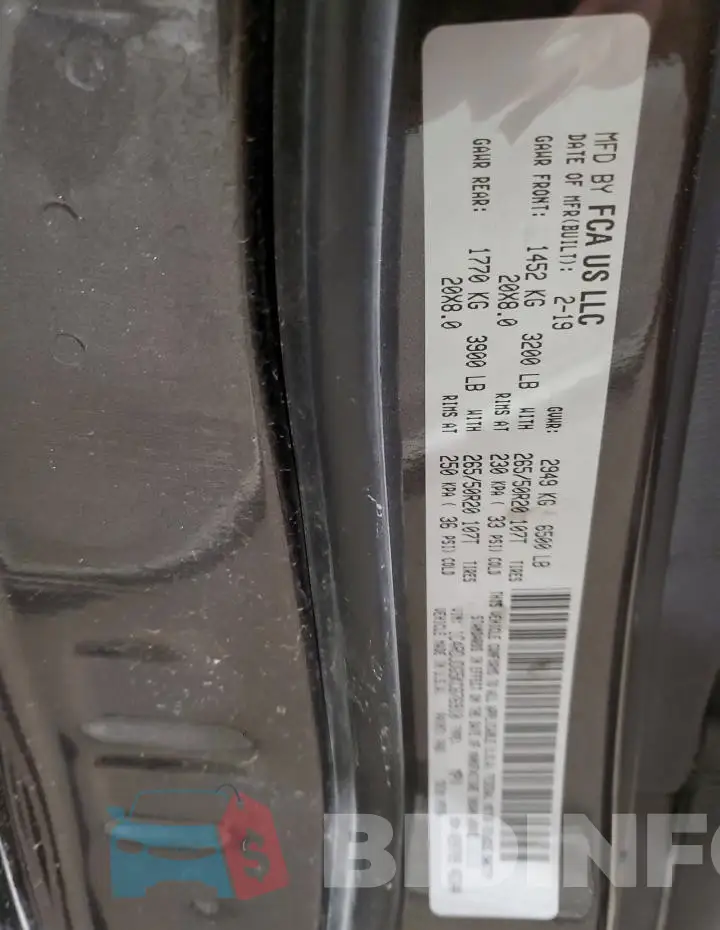 1C4RDJDG5KC676910 Photo# 13