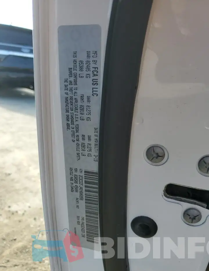 2C3CDZFJ4KH606958 Photo# 12