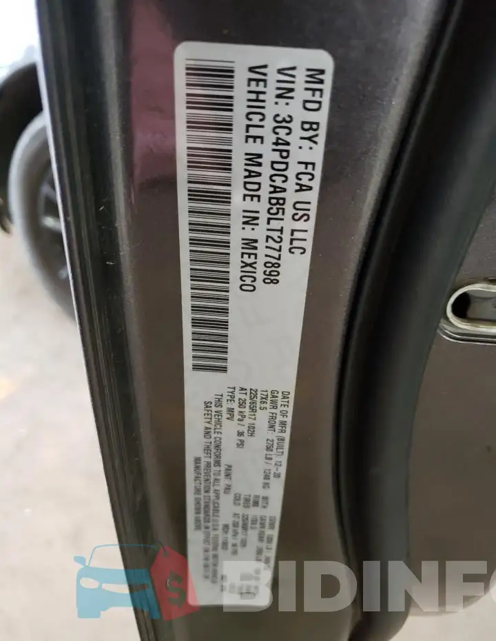 3C4PDCAB5LT277898 Photo# 13