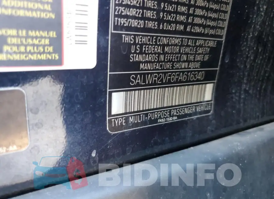 SALWR2VF6FA616340 Photo# 13