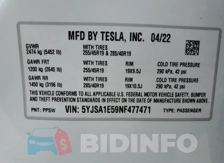 5YJSA1E59NF477471 Photo# 13