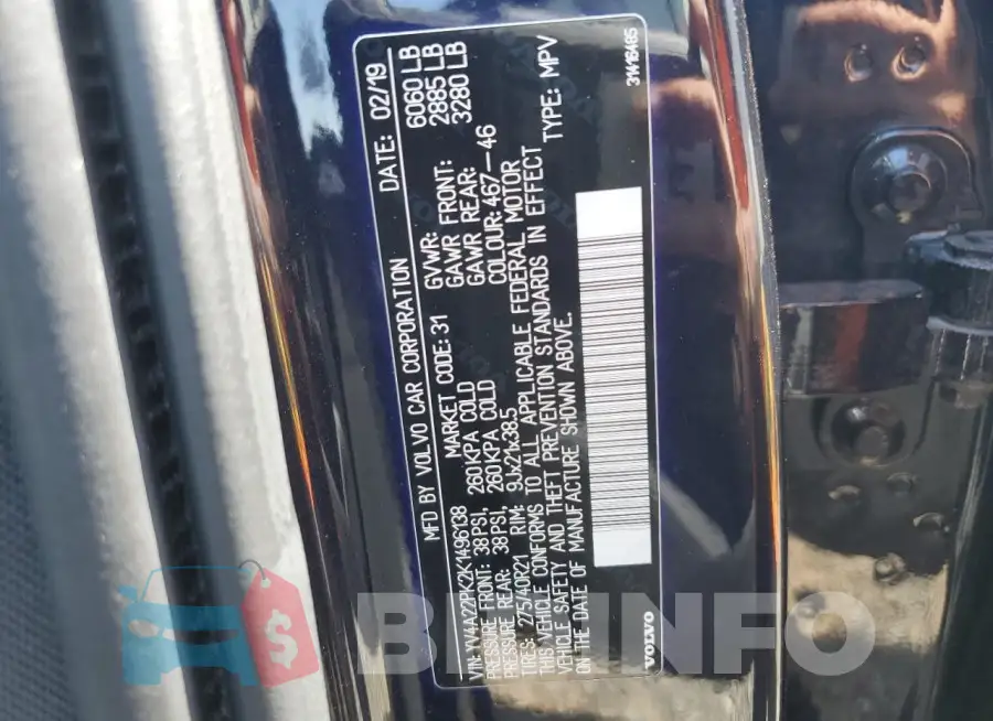 YV4A22PK2K1496138 Photo# 14