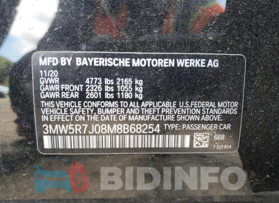 3MW5R7J08M8B68254 Photo# 12