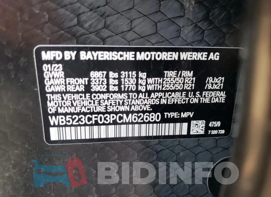 WB523CF03PCM62680 Photo# 12