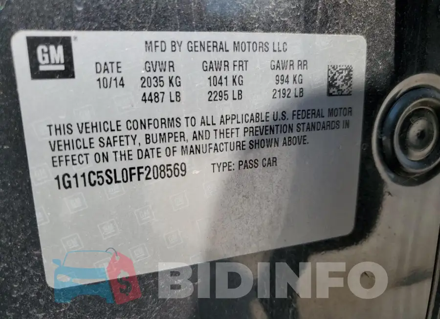 1G11C5SL0FF208569 Photo# 12