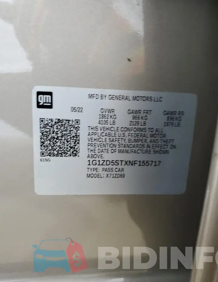 1G1ZD5STXNF155717 Photo# 12
