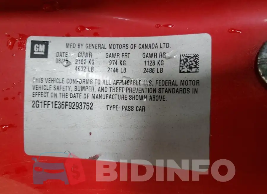 2G1FF1E36F9293752 Photo# 12