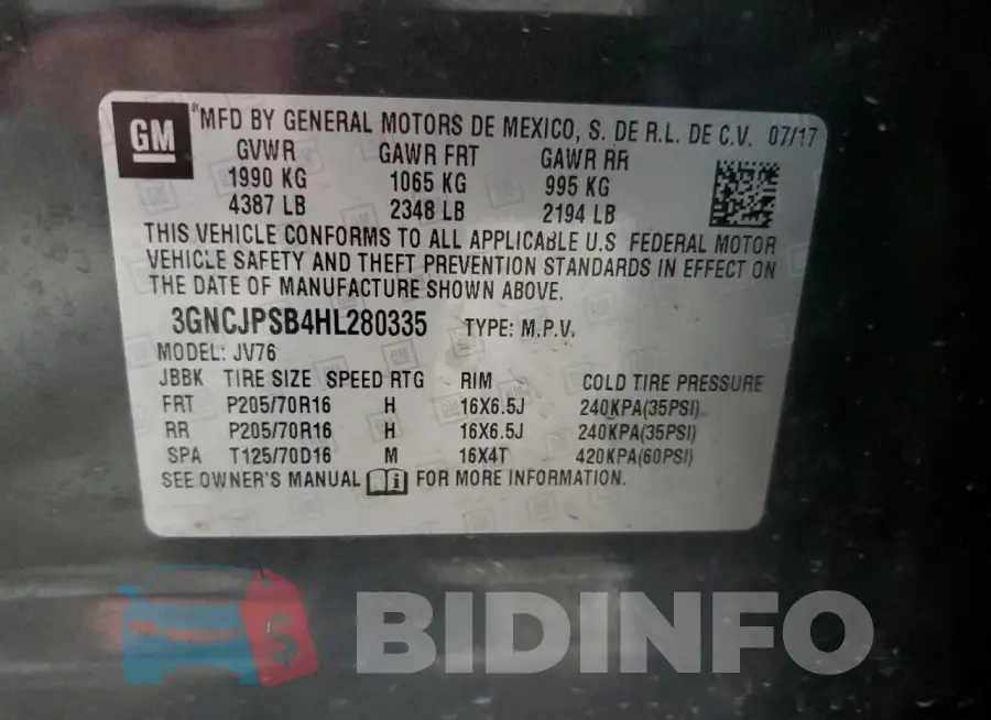 3GNCJPSB4HL280335 Photo# 12