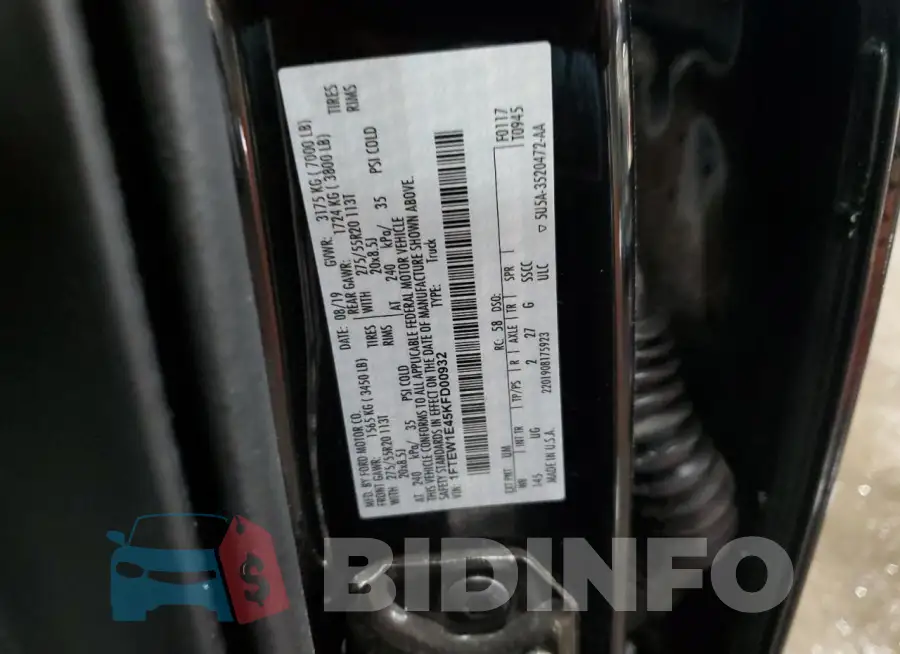 1FTEW1E45KFD00932 Photo# 12