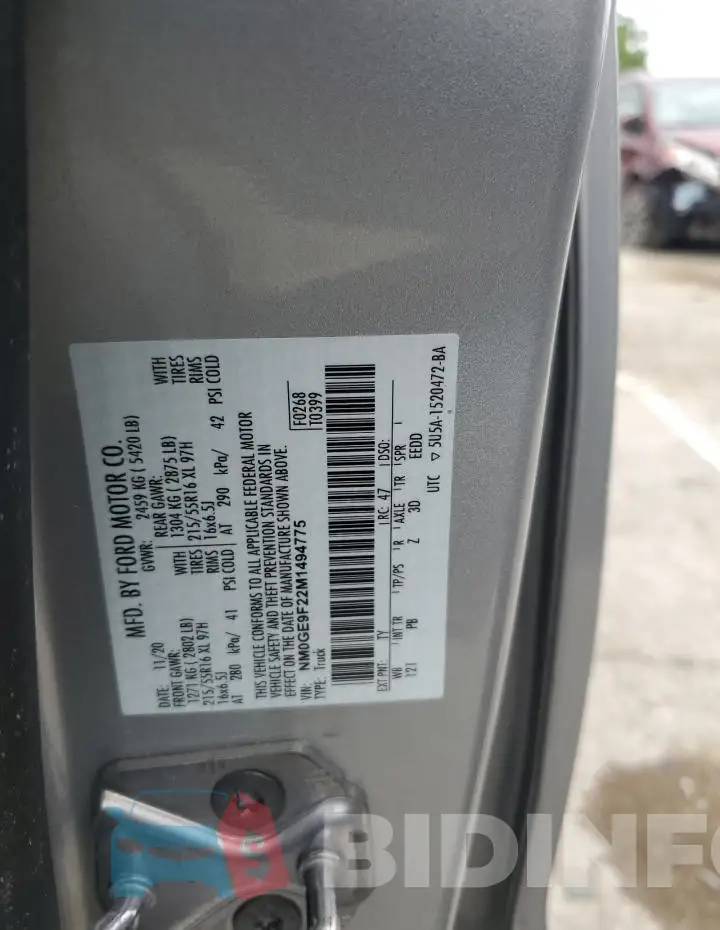 NM0GE9F22M1494775 Photo# 13