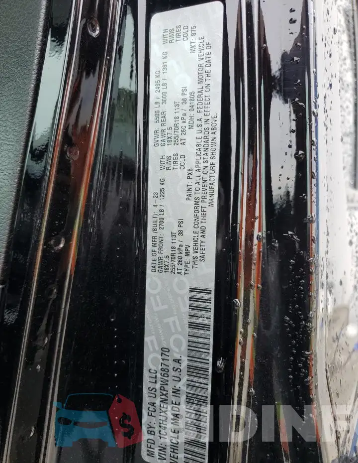 1C4HJXENXPW687170 Photo# 13
