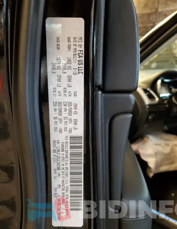1C4RJFJG3JC343386 Photo# 12