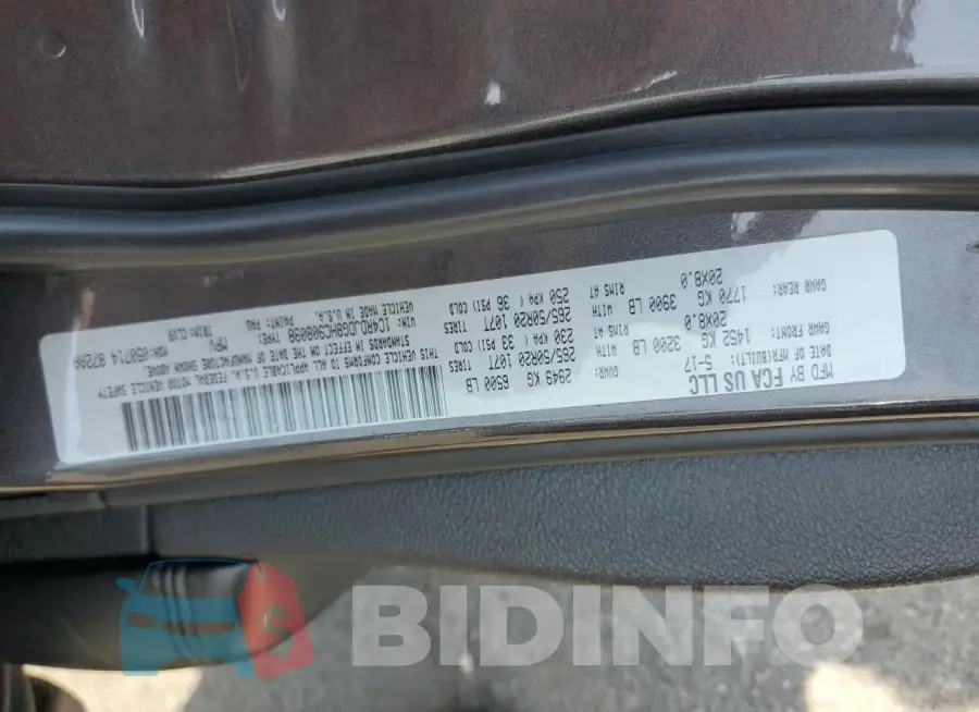 1C4RDJDG8HC908098 Photo# 14
