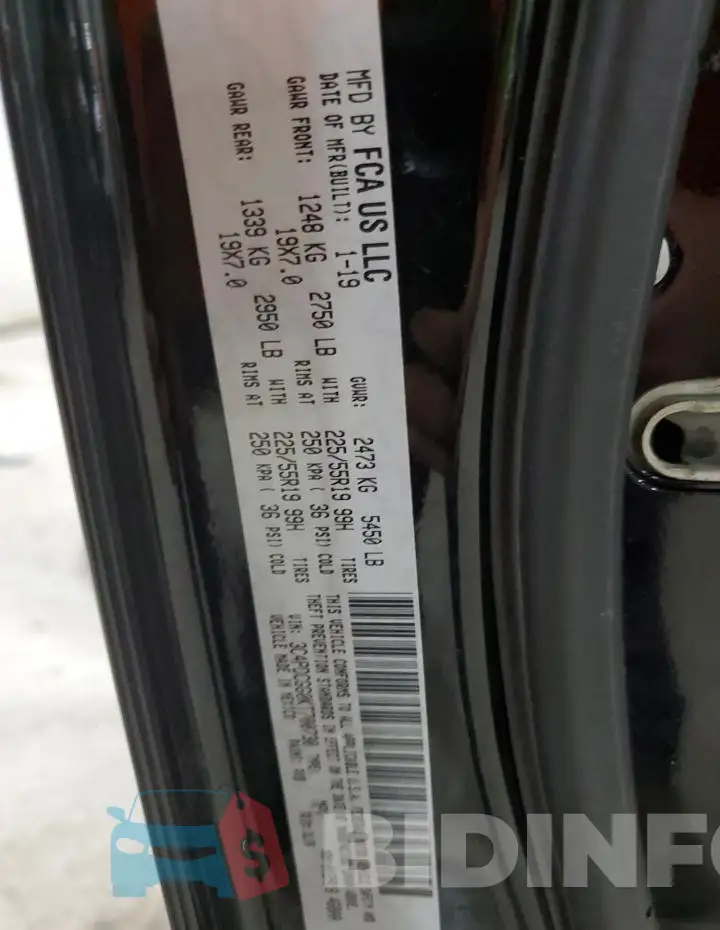 3C4PDCGG0KT700730 Photo# 13