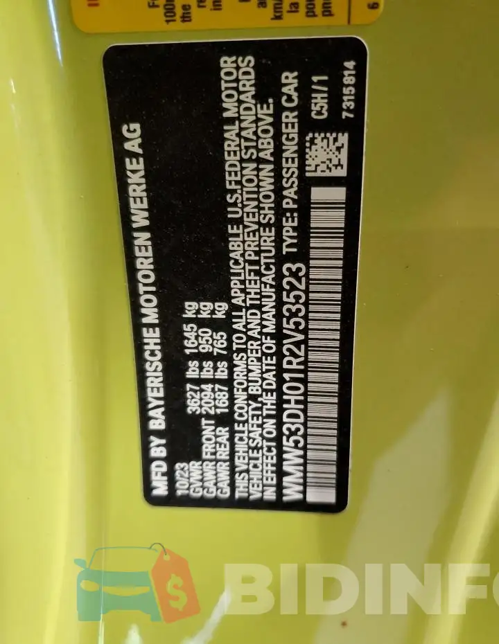WMW53DH01R2V53523 Photo# 13