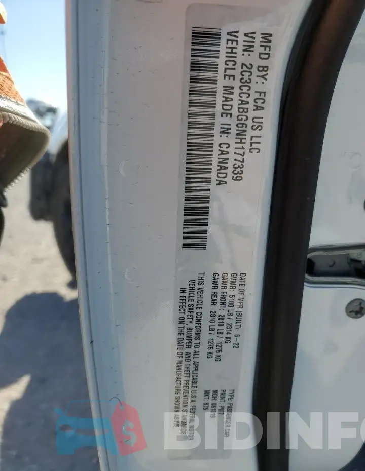 2C3CCABG6NH177339 Photo# 13