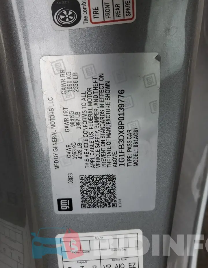 1G1FB3DX8P0139776 Photo# 12