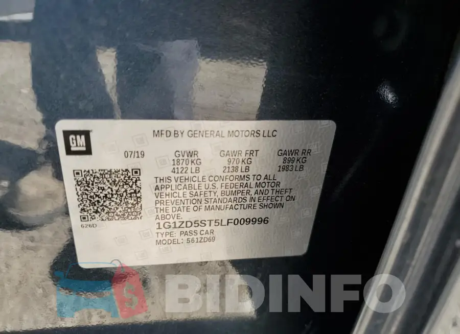 1G1ZD5ST5LF009996 Photo# 13