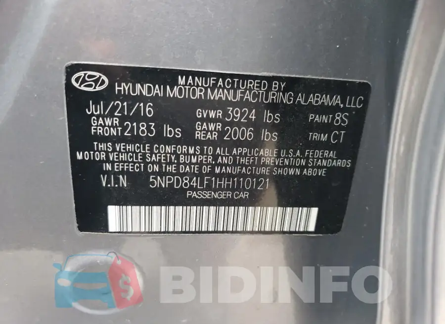 5NPD84LF1HH110121 Photo# 12