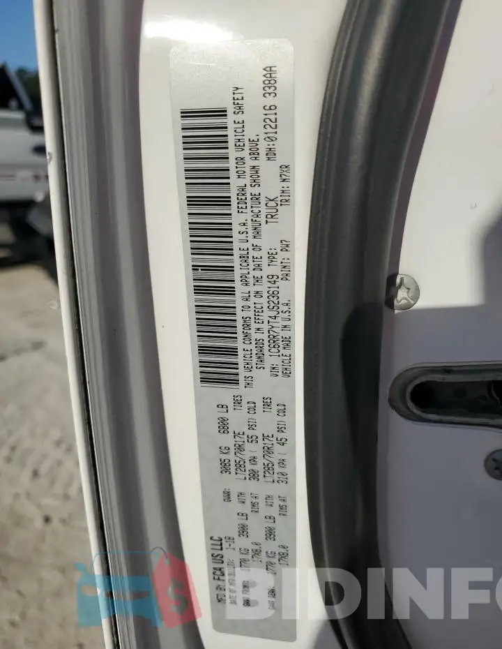 1C6RR7YT4JS236149 Photo# 13
