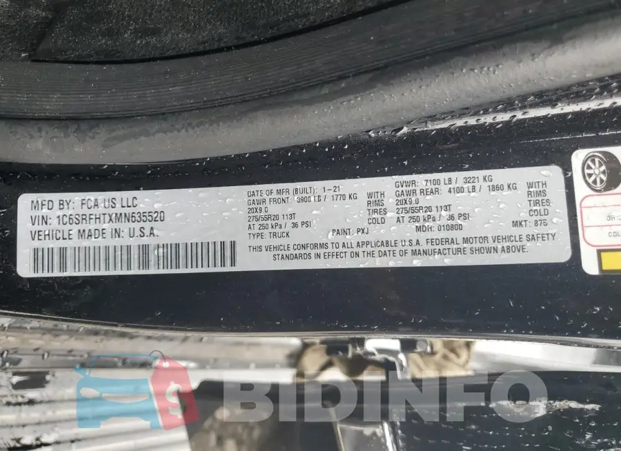 1C6SRFHTXMN635520 Photo# 12