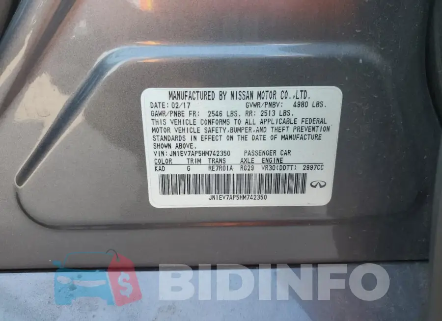 JN1EV7AP5HM742350 Photo# 12