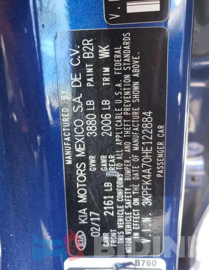 3KPFK4A70HE122884 Photo# 12