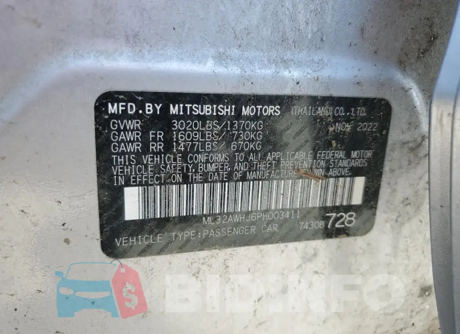 ML32AWHJ6PH003411 Photo# 12