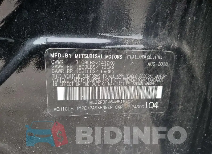 ML32F3FJ6JHF16302 Photo# 13