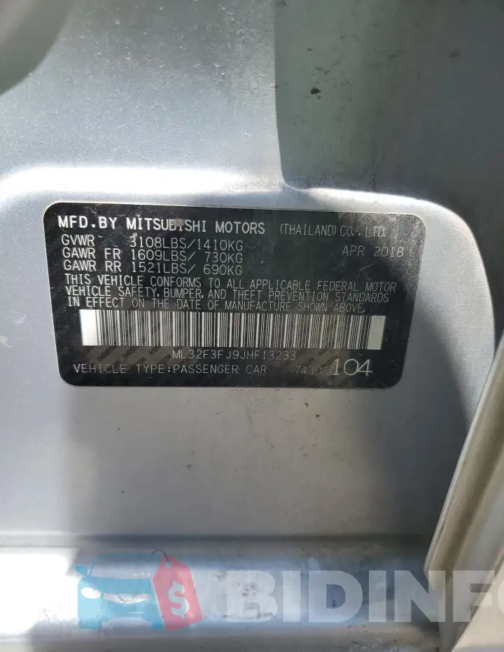 ML32F3FJ9JHF13233 Photo# 12