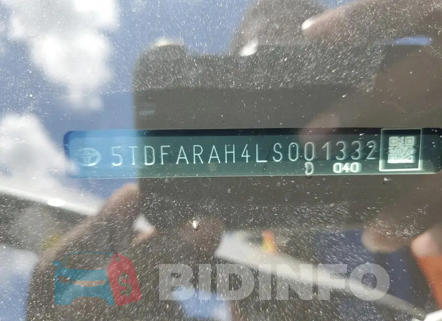 5TDFARAH4LS001332 Photo# 12